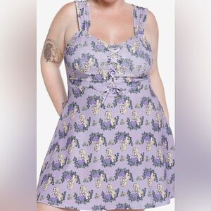 NWT Her Universe Disney’s Tangled Lace up skater sleeveless dress size 5 or 5X
